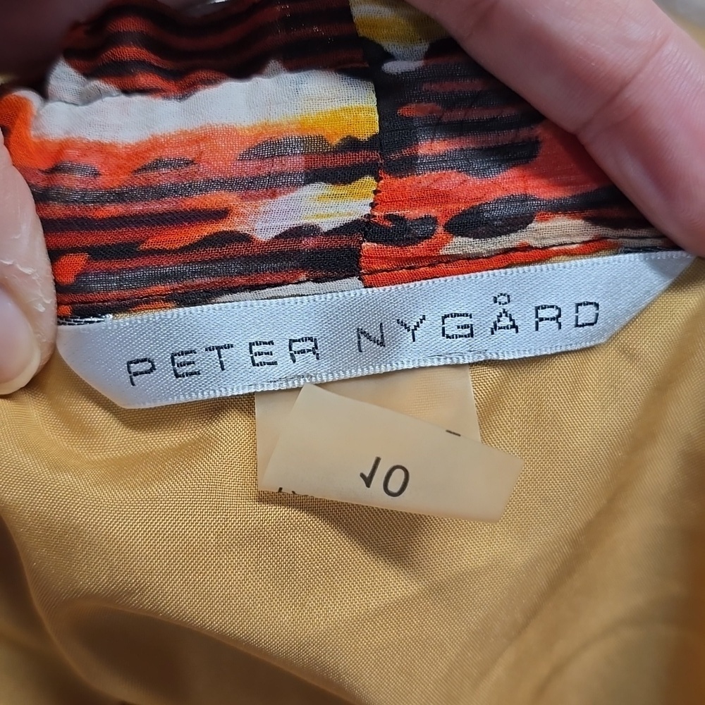 {Peter Nygard} Women's Button Front Animal Print Skirt - Size 10 - Picture 10 of 12